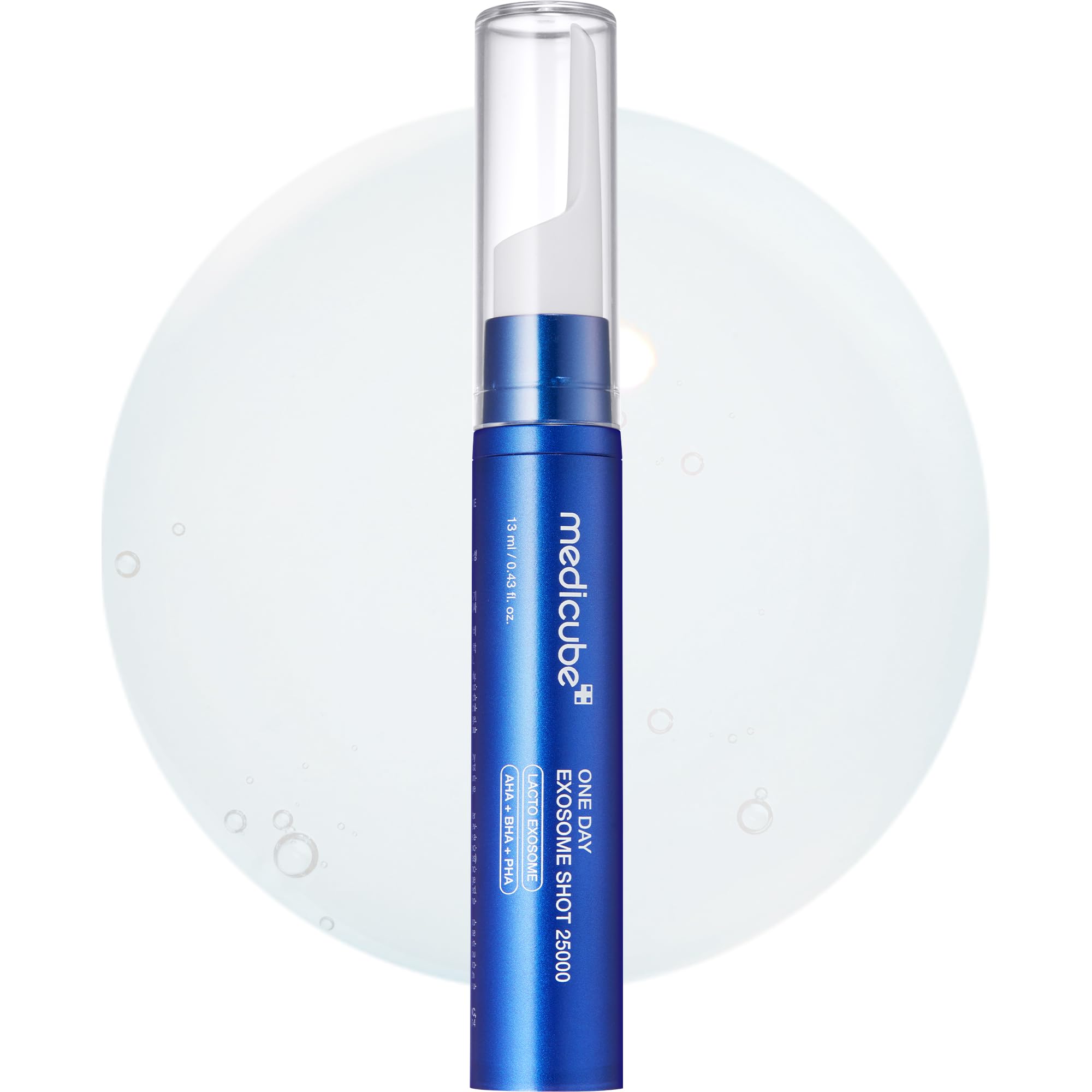 medicube Exosome Shot Zero 2,000 PPM Spicule Facial Serum | Liquid Skin Booster Serum | Exosome, AHA+BHA+PHA | Pore Care, Dead Skin Cells, Skin Texture | Korean Skincare, 1.01 fl.oz