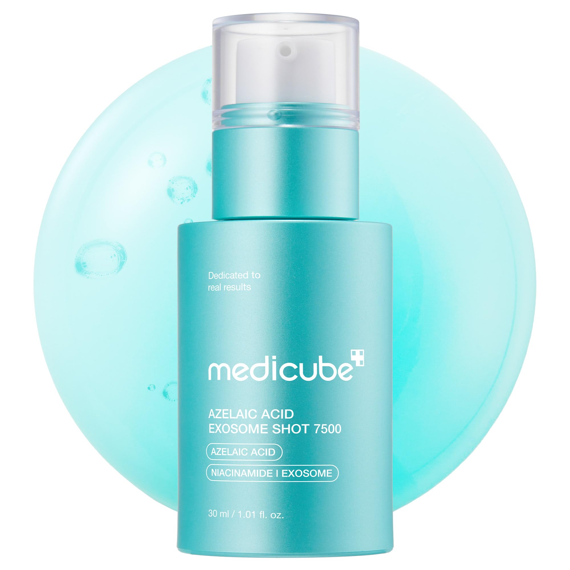 medicube Exosome Shot Zero 2,000 PPM Spicule Facial Serum | Liquid Skin Booster Serum | Exosome, AHA+BHA+PHA | Pore Care, Dead Skin Cells, Skin Texture | Korean Skincare, 1.01 fl.oz