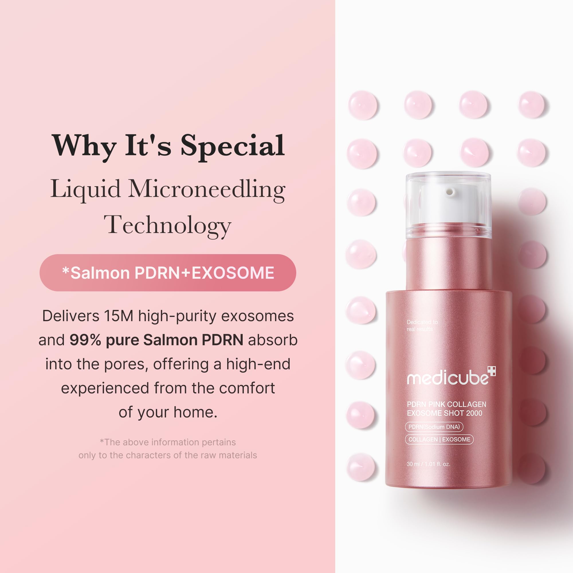 medicube Exosome Shot Zero 2,000 PPM Spicule Facial Serum | Liquid Skin Booster Serum | Exosome, AHA+BHA+PHA | Pore Care, Dead Skin Cells, Skin Texture | Korean Skincare, 1.01 fl.oz