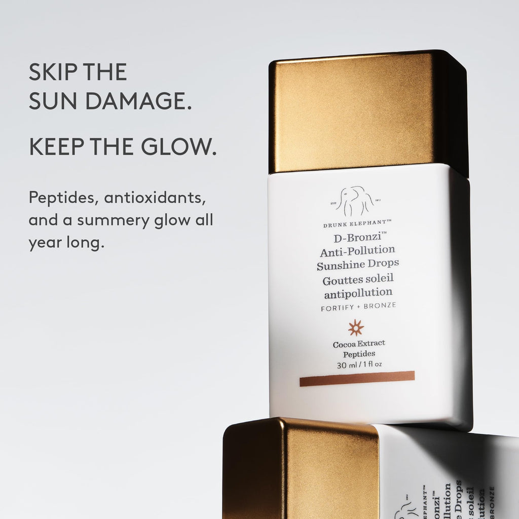 Drunk Elephant D-Bronzi Sunshine Drops - Bronzing Color Serum Drops - Clean Clinical Skincare - Cruelty-Free - Dermatologist-Tested - Free of Essential Oils, Silicones, and Fragrance