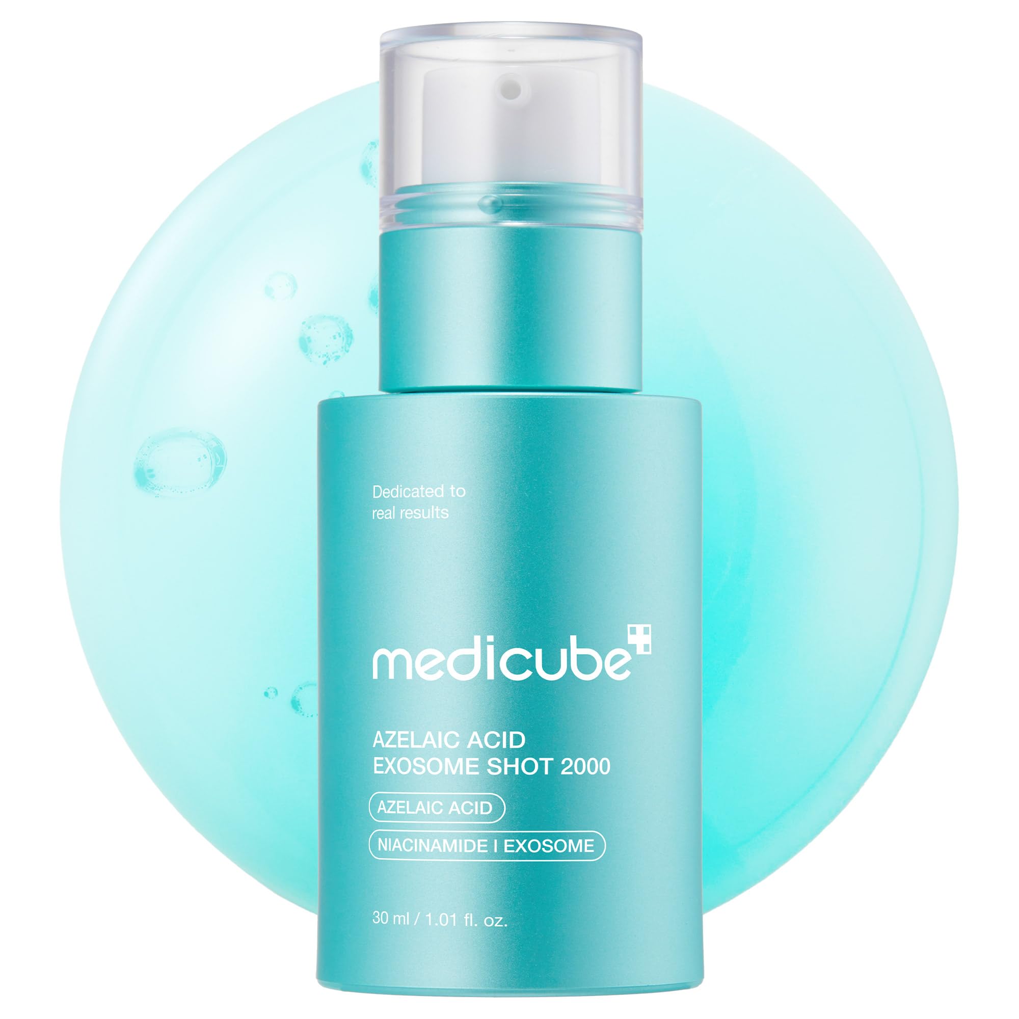 medicube Exosome Shot Zero 2,000 PPM Spicule Facial Serum | Liquid Skin Booster Serum | Exosome, AHA+BHA+PHA | Pore Care, Dead Skin Cells, Skin Texture | Korean Skincare, 1.01 fl.oz