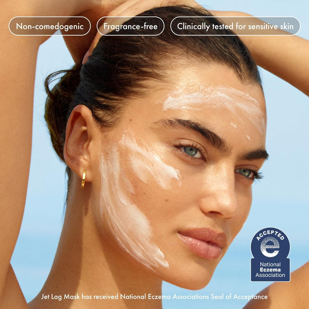Summer Fridays Jet Lag Hydrating Eye Patches - De-puffing Hydrogel Under Eye Masks with Hyaluronic Acid, Caffeine + Peptides - Soothing + Refreshing At-Home + Travel Skin Care (6 Pairs)